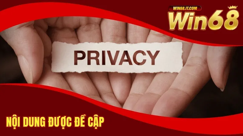 Nội dung được đề cập 